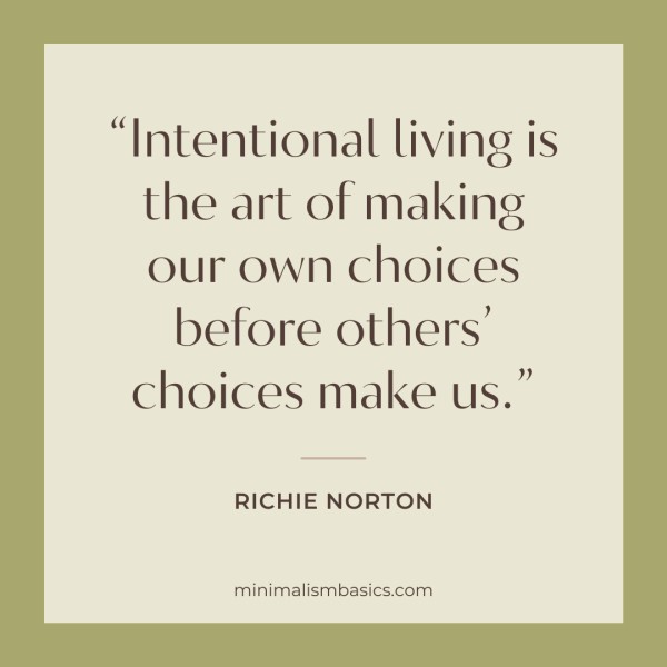 intentional living quotes
